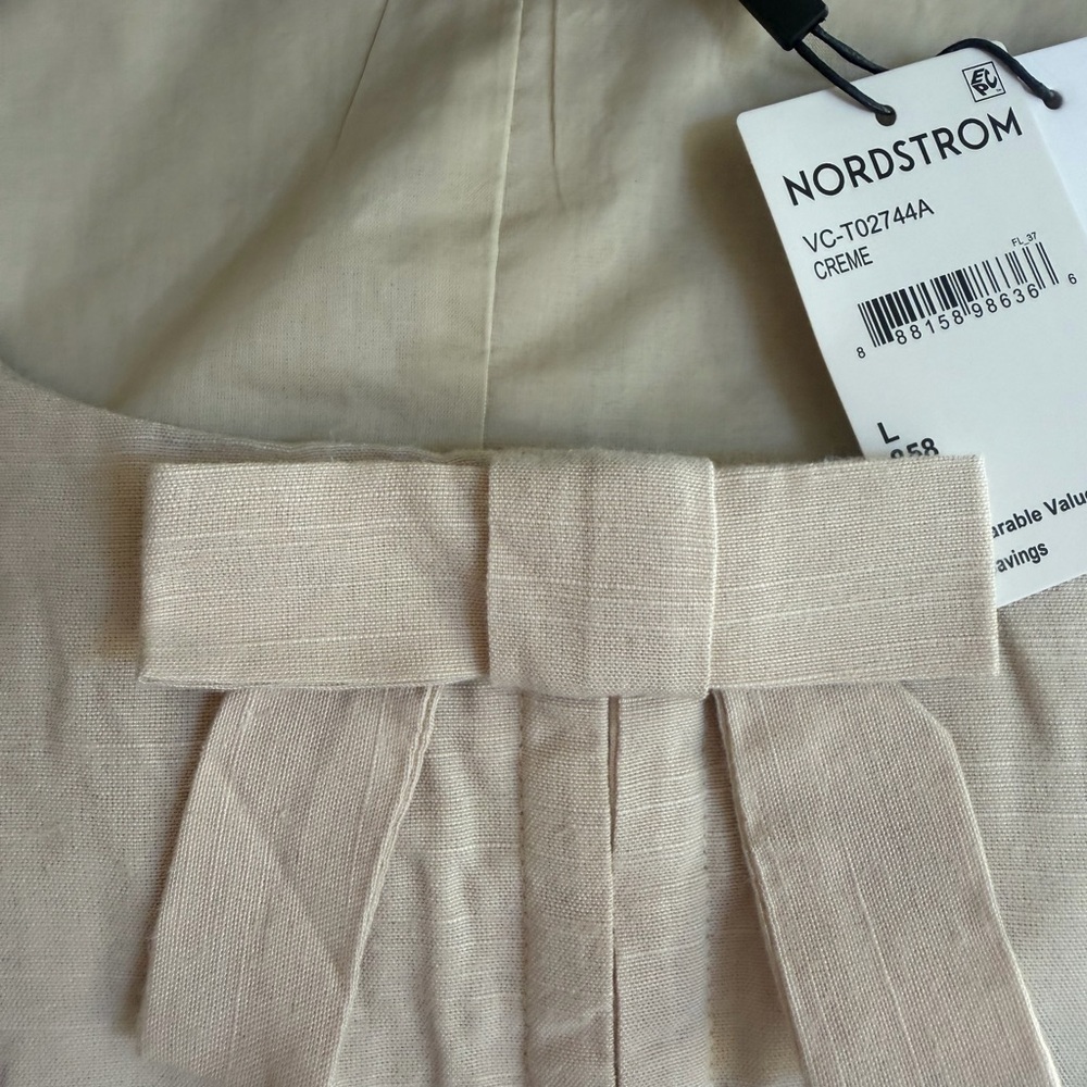 Nordstrom Cream Top with Bow Accent - Picture 3 of 4